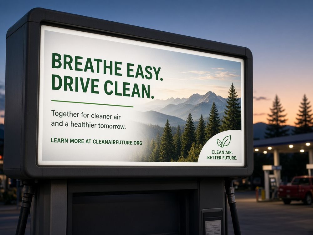 Gas pump campaign